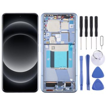Xiaomi 14 Ultra AMOLED LCD Screen Digitizer Assembly with Frame Blue - 1