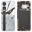 ZTE nubia Neo 2 Z2352N Silver Plastic Battery Back Cover with Lens Cover - 1