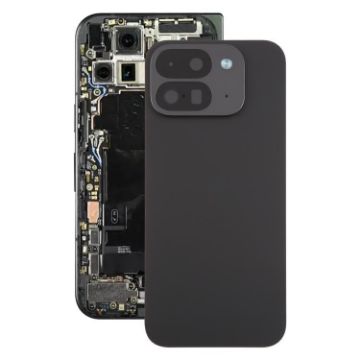 Google Pixel 9 Pro Fold Back Cover with Camera Lens Cover - Black - 1
