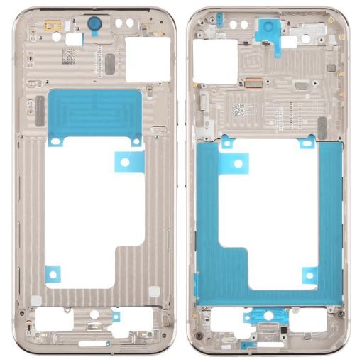 Google Pixel 9 Pro XL Gold Original Middle Frame Bezel Plate - 1