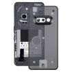 Nothing Phone 3a A059 Black Glass Battery Back Cover with Camera Frame - 1