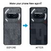 Nothing Phone 3a A059 Black Glass Battery Back Cover with Camera Frame - 6