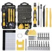 122 in 1 Precision Magnetic Screwdriver Kit - Yellow | Versatile Tool Set - 1