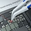 Mijing Antistatic Precision Diamagnetism Curved Tweezers - 5