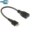 Micro USB 3.0 to USB 3.0 OTG Cable 20cm for Galaxy Note III/N9000 Black - 1
