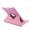 Litchi Texture Pink Leather Case for Galaxy Tab A 9.7 - 360 Rotating Holder - 6