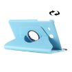 Galaxy Tab E 9.6 Case - Litchi Texture, 360 Rotation, Baby Blue Holder - 1