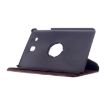 Litchi Texture Leather Case with 360 Rotation for Galaxy Tab E 9.6 - Brown - 5