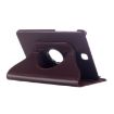 Litchi Texture Leather Case with 360 Rotation for Galaxy Tab S2 8.0 Brown - 4