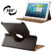 Galaxy Tab 2 (10.1) P5100 Brown Leather Case with 360 Rotatable Holder - 1