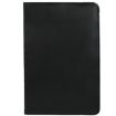 Black Leather Case for Galaxy Note 10.1 (2014) - 360 Rotatable, 2-Angle Holder - 4