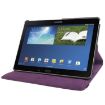 Purple 360 Rotatable Leather Case for Galaxy Note 10.1 (2014)/P600 - 2