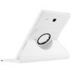 White Litchi Texture Leather Case with 360 Rotation for Galaxy Tab E 9.6 - 6