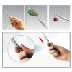 JAKEMY JM-T9-11 Adjustable Straight Tweezers - Silver - 9
