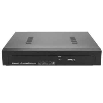 N4/1U-POE 4CH HDD NVR Digital Video Recorder with VGA/HDMI/USB Support - 1
