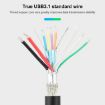 CY-201 USB 3.1 Type-C to Micro USB 2.0 Cable, 20cm, Black, Nokia N1 - 4