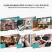 VOYE V006B2 Wireless Door Bell with Double Receiver - White - 7