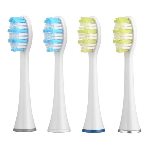 Mornwel D01 Replacement Brush Heads - 4 PCS D903/D904 (White) - 1