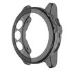 Jiaming Fenix 5S/5S Plus Transparent TPU Silica Gel Watch Case - Black - 1