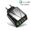 2 in 1 USB to 8 Pin Cable + 30W QC 3.0 Charger Set, EU Plug (Black) - 3