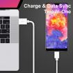 QC3.0 Dual USB Car Charger + 8 Pin Fast Charging Line Kit (Black) - 4