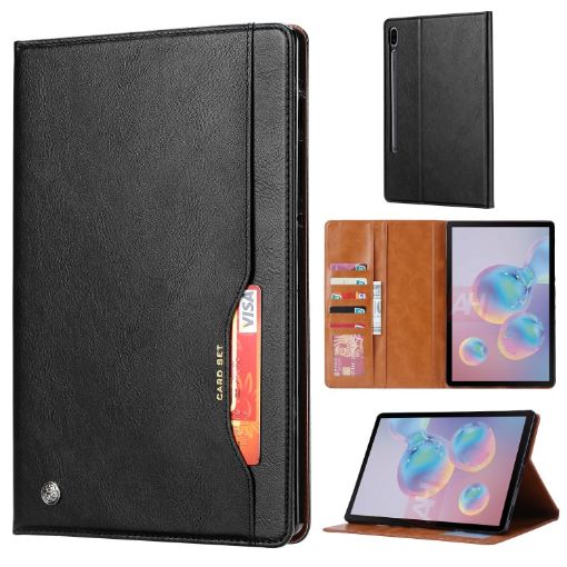 Samsung Galaxy Tab S7 Plus Leather Case with Photo Frame & Card Slots - 1