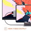 4 in 1 USB-C Hub: HDMI, AUX, USB, PD Adapter Multifunction Dock - 6