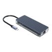 ORICO WB-6RJ 6 in 1 Type-C Transparent HUB - Compact USB-C Adapter - 2