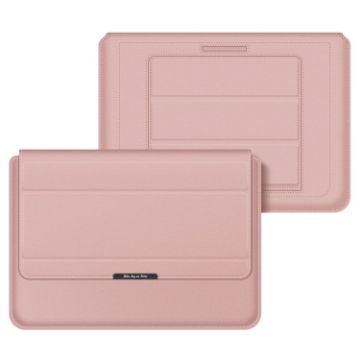 Universal 4 in 1 Laptop Holder & Waterproof Bag, 13/14" Rose Gold - 1
