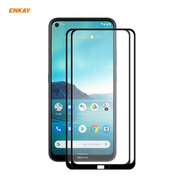 Nokia 3.4 ENKAY Hat-Prince 9H Tempered Glass Screen Protector 2 Pack - 1