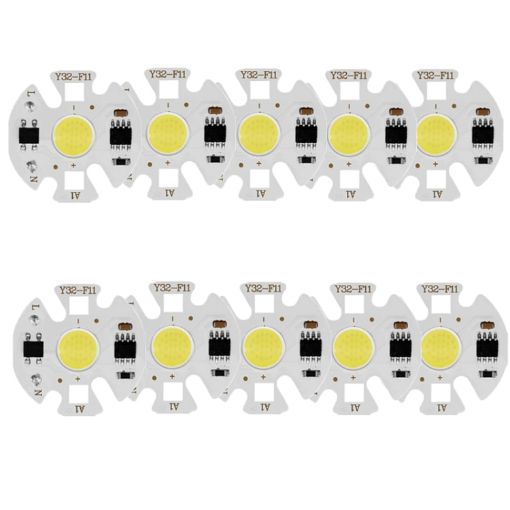 5 PCS COB LED Light Chip 5W Cold White AC 220V Bulb for DIY Spotlight - 1