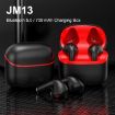 JM13 TWS Bluetooth 5.0 Earphones, Touch Control, Stereo Bass, Black - 2