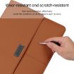 Brown Litchi Pattern PU Leather Laptop Bag 13-14 inch Waterproof Case - 6