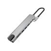 8-in-1 USB-C Hub Adapter: Aluminum, USB 3.0, SD/TF, RJ45 for MacBook Pro/Air - 2