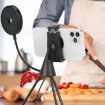 NS-08 LED Dimmable Ring Light with Phone Tripod Stand Holder - 6