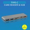 WS-15 6 in 1 Type-C Hub: HDMI, USB 3.0 x 2, SD, TF, PD Converter - 3