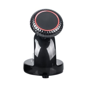 Black+Red Vehicle Mobile Phone Holder with Adhesive Suction Cup - 1
