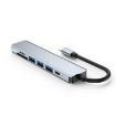 7-in-1 Type-C Hub: HDMI, SD/TF, USB2.0x2, USB3.0, PD Docking Station - 4