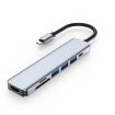 7-in-1 Type-C Hub: HDMI, SD/TF, USB2.0x2, USB3.0, PD Docking Station - 5