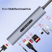 V161B 9-in-1 Type-C Hub: HD/VGA/USB3.0/SD/3.5mm Audio/TF Reader - 5