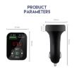 A9 Car FM Transmitter Wireless Audio Receiver MP3 Player Dual USB Charger - 6