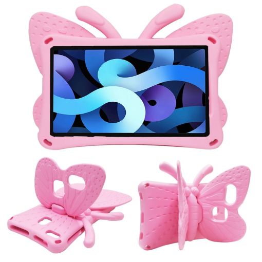 Galaxy Tab A 8.0 2019 T290/T295 Pink Butterfly EVA Kids Case - 1