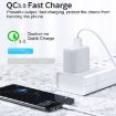 Mini Portable CS-20W Dual Ports Fast Charger with 3A USB to 8 Pin Cable - 7