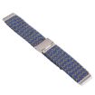 Samsung Galaxy Watch 4/5 20mm Nylon Braided Band W Blue Green - 2