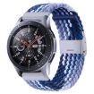 Samsung Galaxy Watch 4/5 20mm Nylon Braided Metal Buckle Band (Z Blue) - 1
