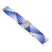 Samsung Galaxy Watch 4/5 20mm Nylon Braided Metal Buckle Band (Z Blue) - 2