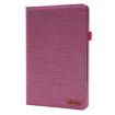 Samsung Galaxy Tab A8 10.5 2021 Rose Red Flip Fabric PU Leather Case - 2