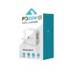 PD25W USB-C/Type-C + QC3.0 Dual Port Fast Charger with Cable, UK Plug - 7