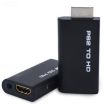 PS2 to HDMI Video Converter with 3.5mm Audio Output Adapter - 1