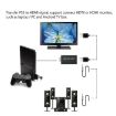 PS2 to HDMI Video Converter with 3.5mm Audio Output Adapter - 4